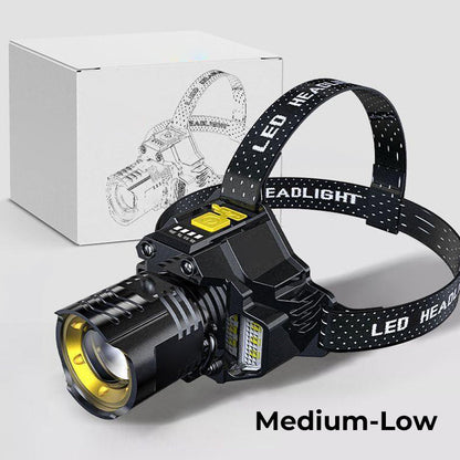 💥Outdoor Waterproof Rechargeable Headlamp with Headband🌟