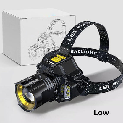 💥Outdoor Waterproof Rechargeable Headlamp with Headband🌟