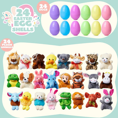 🔥Last Day Special Price ￡11.99!!⚡50K+ SOLD🎁12/24PCS Easter Eggs Prefilled Slow Rising Squishy Toys