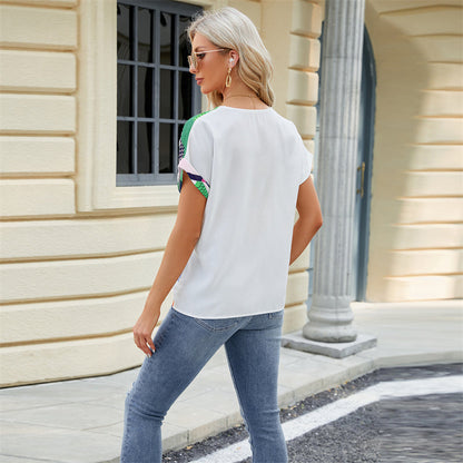 💥Hot Sales-49% OFF🌈Women's Summer Wrap V-Neck Blouse
