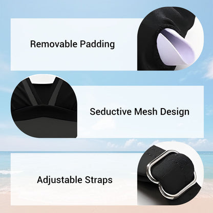 💥Last Day Special Sale 49% OFF🩱Sexy Mesh Tummy Control Swimsuit