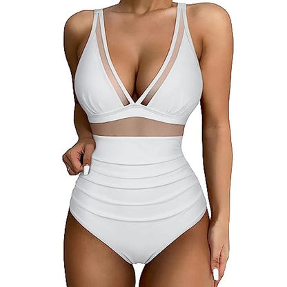 💥Last Day Special Sale 49% OFF🩱Sexy Mesh Tummy Control Swimsuit