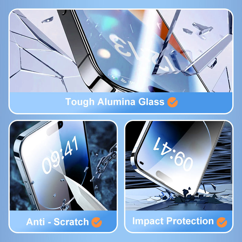 💥Last Day Buy 2 Get 1 Free📱Premium Tempered Glass Screen Protector & Installation Kit for iPhone16-11 Series