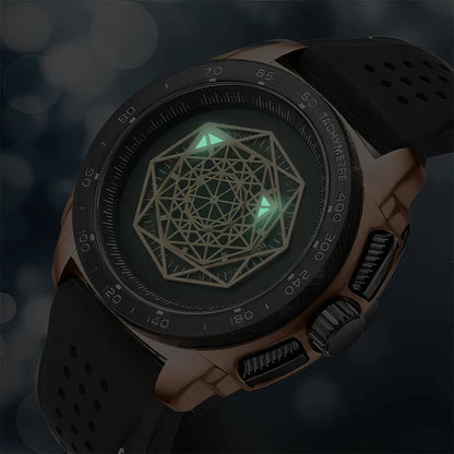 💥Men’s  Luminous Silicone Quartz Watch