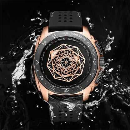 💥Men’s  Luminous Silicone Quartz Watch