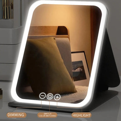 🌟LED Portable Folding Makeup Mirror