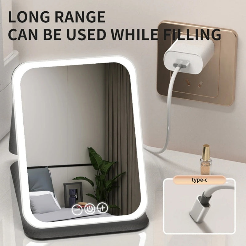 🌟LED Portable Folding Makeup Mirror