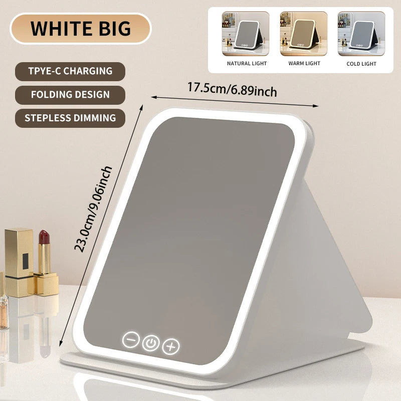 🌟LED Portable Folding Makeup Mirror