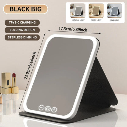 🌟LED Portable Folding Makeup Mirror