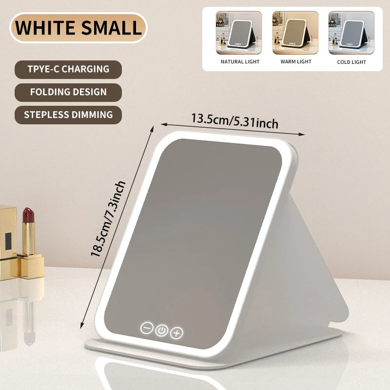 🌟LED Portable Folding Makeup Mirror