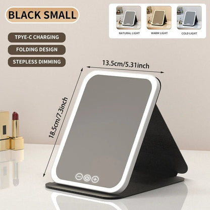 🌟LED Portable Folding Makeup Mirror