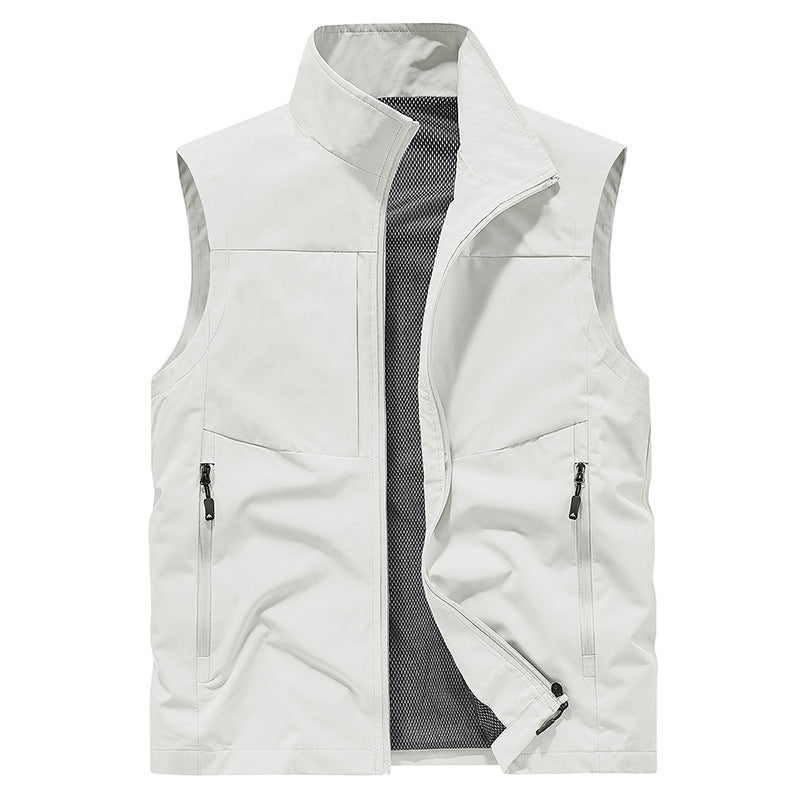 ⏳ Limited time 49% off! 💥Men's Comfortable Quick-Dry Vest with Pockets
