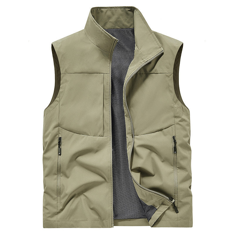 ⏳ Limited time 49% off! 💥Men's Comfortable Quick-Dry Vest with Pockets