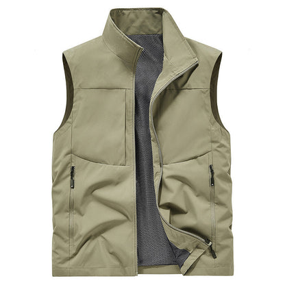 ⏳ Limited time 49% off! 💥Men's Comfortable Quick-Dry Vest with Pockets