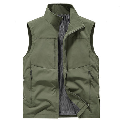 ⏳ Limited time 49% off! 💥Men's Comfortable Quick-Dry Vest with Pockets