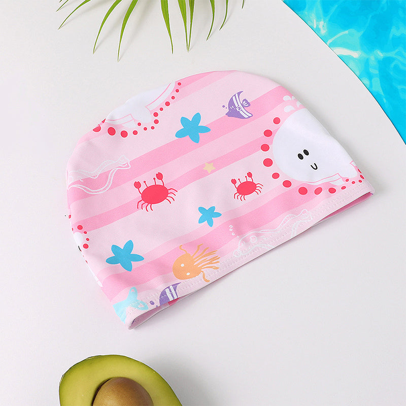 💦Kid's Cute Safety Floaty Swimsuit with Swimming Cap
