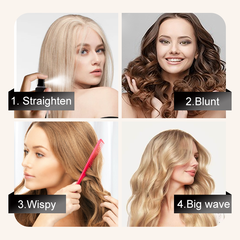 🍃Natural Clip-on Partial Bangs Hair Piece