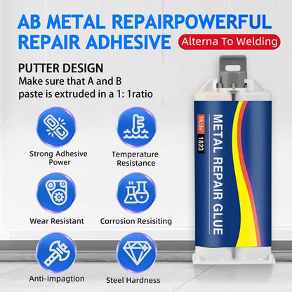 🧰 BUY 3 GET 2 FREE (5 SET)! 🔧 Heavy-Duty Industrial Adhesive – Ultra-Strong Bond, Waterproof & For All Materials 🏗️