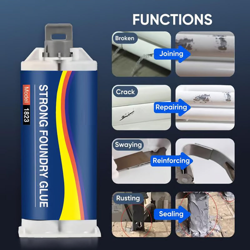 🧰 BUY 3 GET 2 FREE (5 SET)! 🔧 Heavy-Duty Industrial Adhesive – Ultra-Strong Bond, Waterproof & For All Materials 🏗️