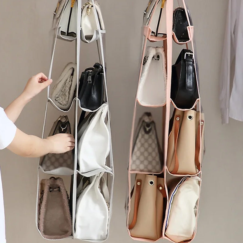 ⏳Time-limited Special⌛ Dustproof, Hanging Handbag Organizer – Foldable and Washable💧