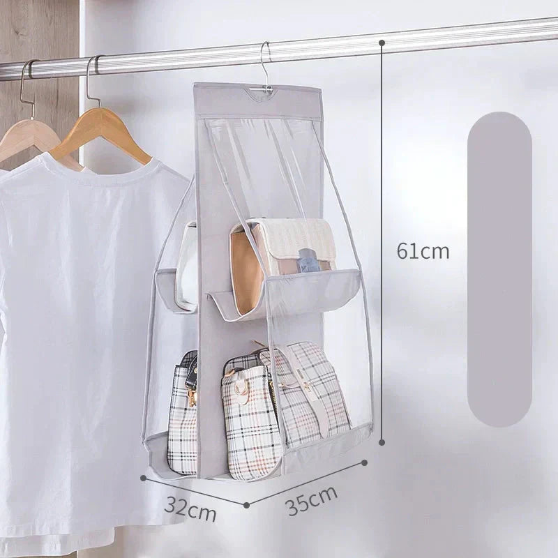 ⏳Time-limited Special⌛ Dustproof, Hanging Handbag Organizer – Foldable and Washable💧