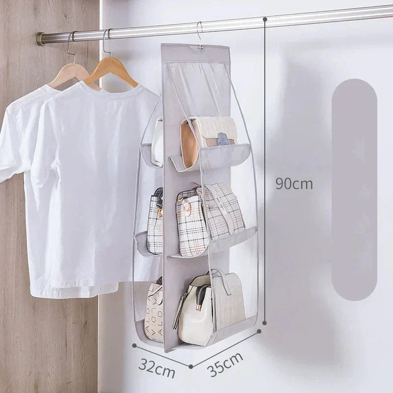 ⏳Time-limited Special⌛ Dustproof, Hanging Handbag Organizer – Foldable and Washable💧