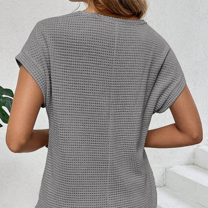 💥Hot Sales-49% OFF🍃Knitted Mesh Short Sleeve Top
