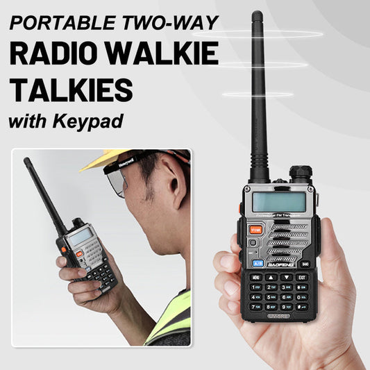 🔥Hot Sale-50% Off🔥Portable Two-Way Radio Walkie Talkies with Keypad