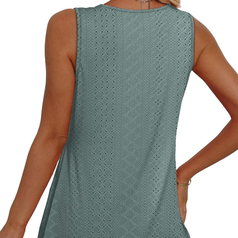 🍃Women’s Casual V-Neck Floral Ruffles Sleeveless Top