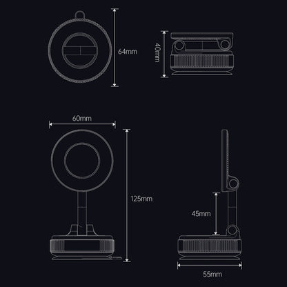 📱 BUY 2 GET 1 FREE! 🚗 Foldable Magnetic Mount – Stable Fixing, Compact Design & 360° Rotation 🧲