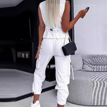 🍃Women's Fashion Striped 2-Piece Set