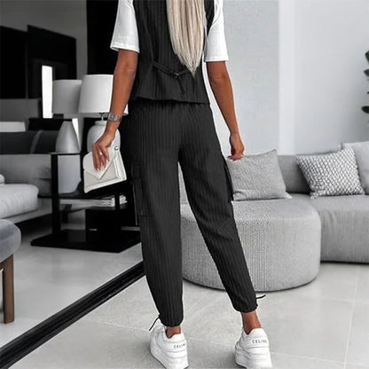 🍃Women's Fashion Striped 2-Piece Set