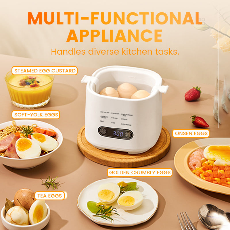 🥚Mini Multi-Functional Egg Cooker Set with Smart Touch Panel