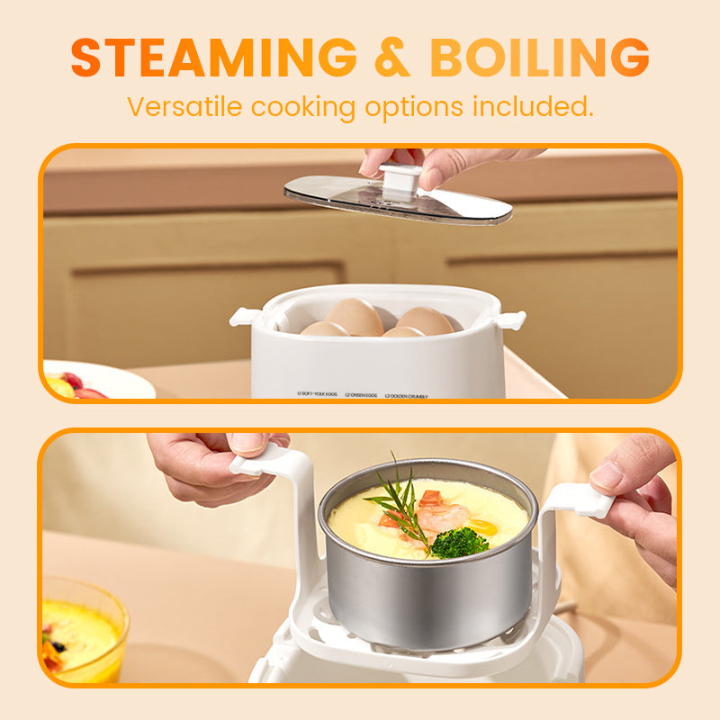 🥚Mini Multi-Functional Egg Cooker Set with Smart Touch Panel