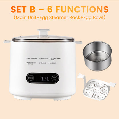 🥚Mini Multi-Functional Egg Cooker Set with Smart Touch Panel