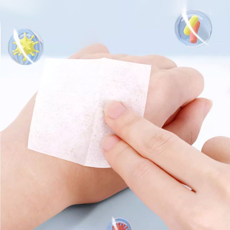 Disposable alcohol swabs with 75% ethyl alcohol