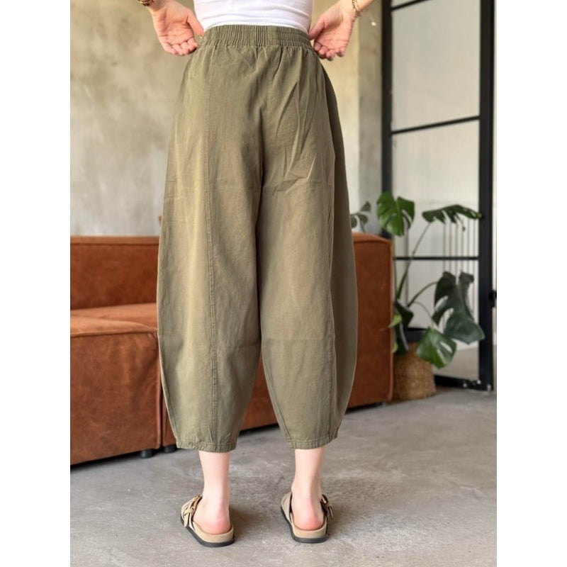 🍂Women's Solid Color Lantern Pants