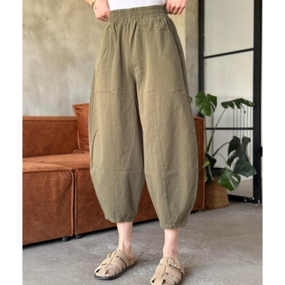 🍂Women's Solid Color Lantern Pants