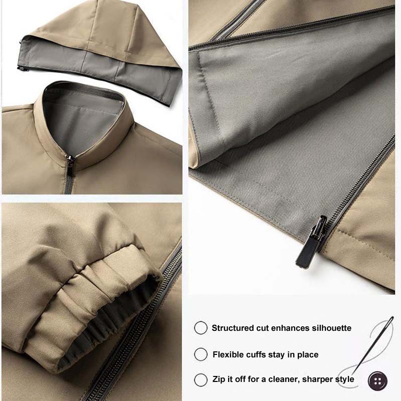🍂Early Autumn Special Offer🍁Men's Lightweight Casual Zip-Up Jacket