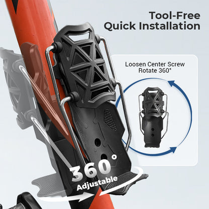 🎁 Limited-time promotional bundle 🔥Adaptive Cycling Bottle Holder and Cleaning brush