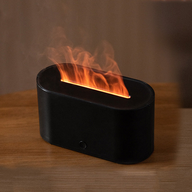 🔥Desktop Colorful Simulated Flame Aromatherapy Diffuser