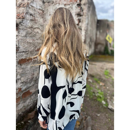 🍂Women's Artistic Print Loose Shirt