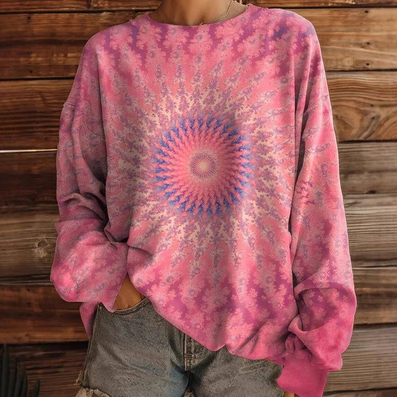 🍂Women's Loose Fit Tie-Dye Sweatshirt