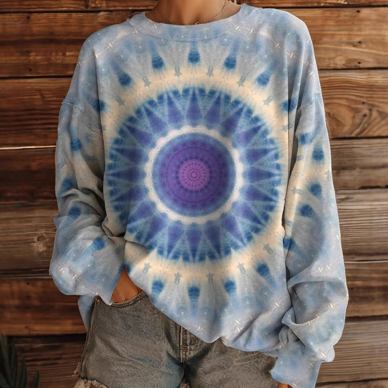 🍂Women's Loose Fit Tie-Dye Sweatshirt