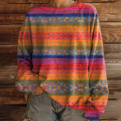 🍂Women's Loose Fit Tie-Dye Sweatshirt