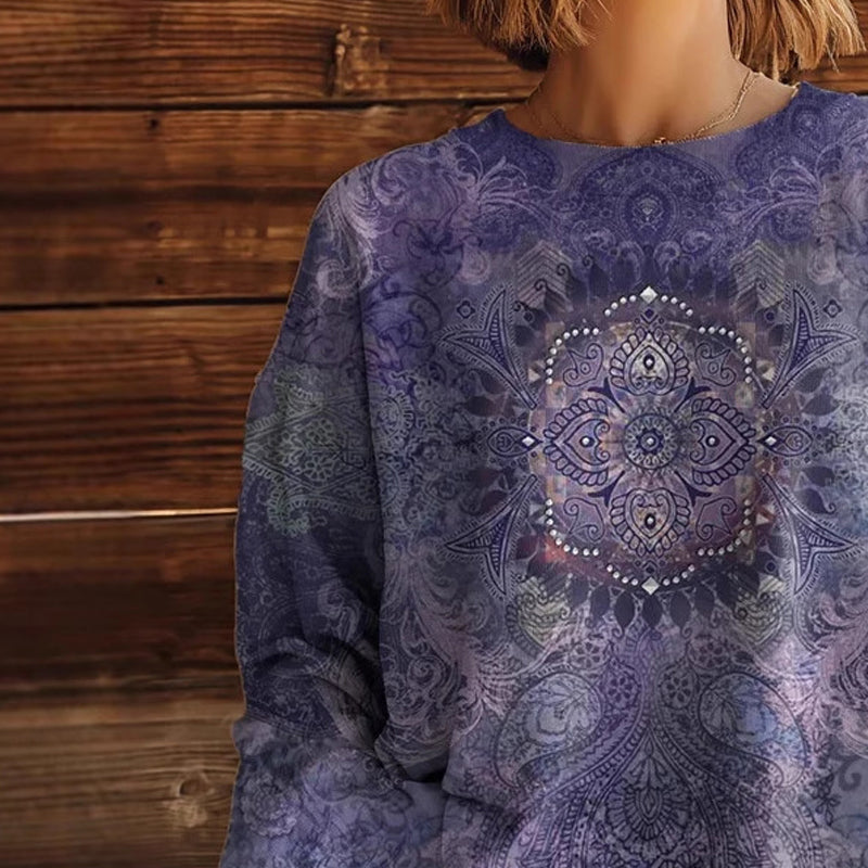 🍂Women's Loose Fit Tie-Dye Sweatshirt