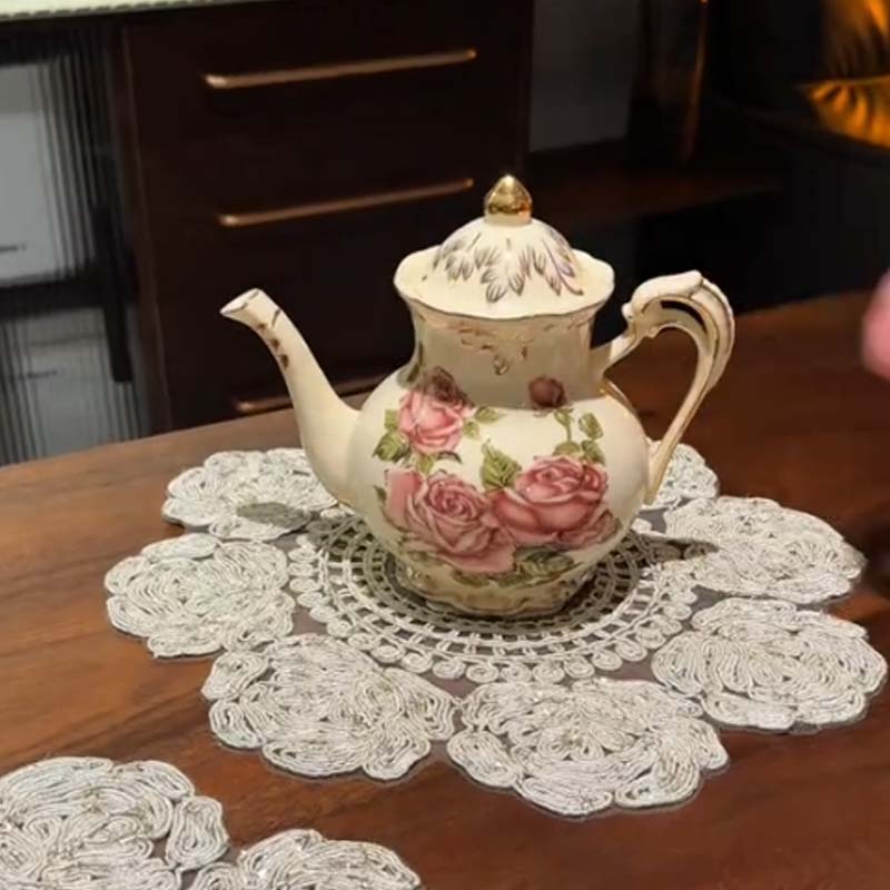 🌸Round Floral Non Slip Placemat