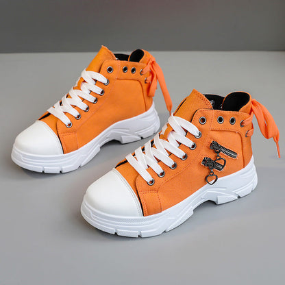 Women's Casual Chunky-Soled Canvas Shoes