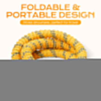 Foldable Weighted Soft Spring Hoop