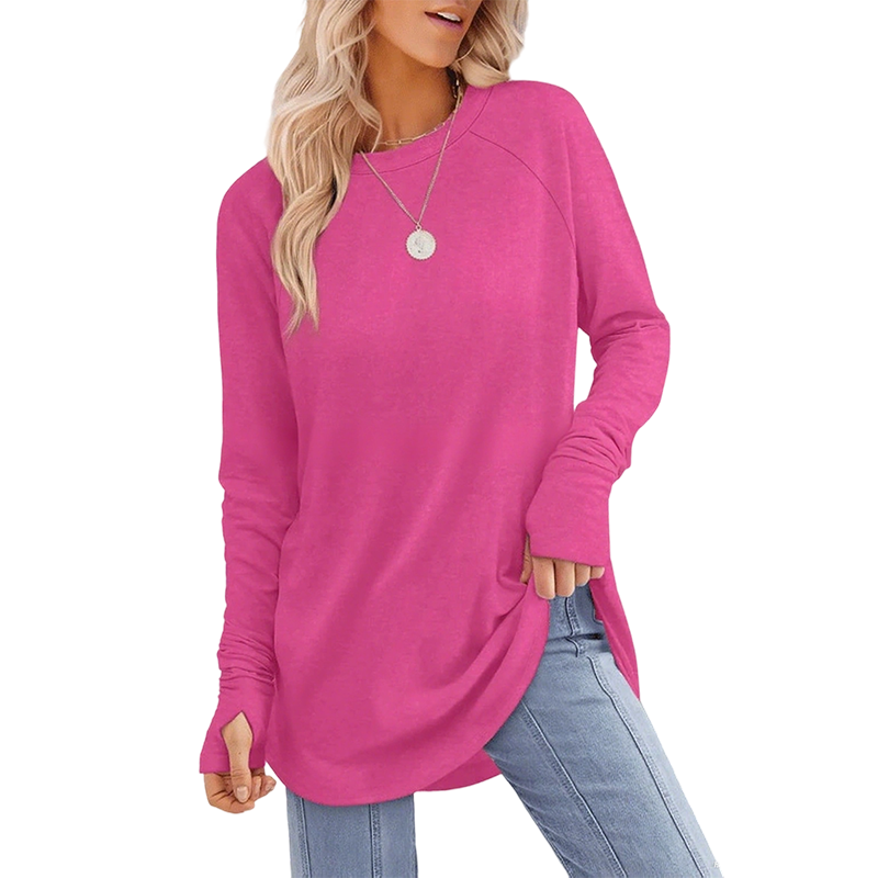 🍂Women's Casual Long Sleeve Round Neck Top